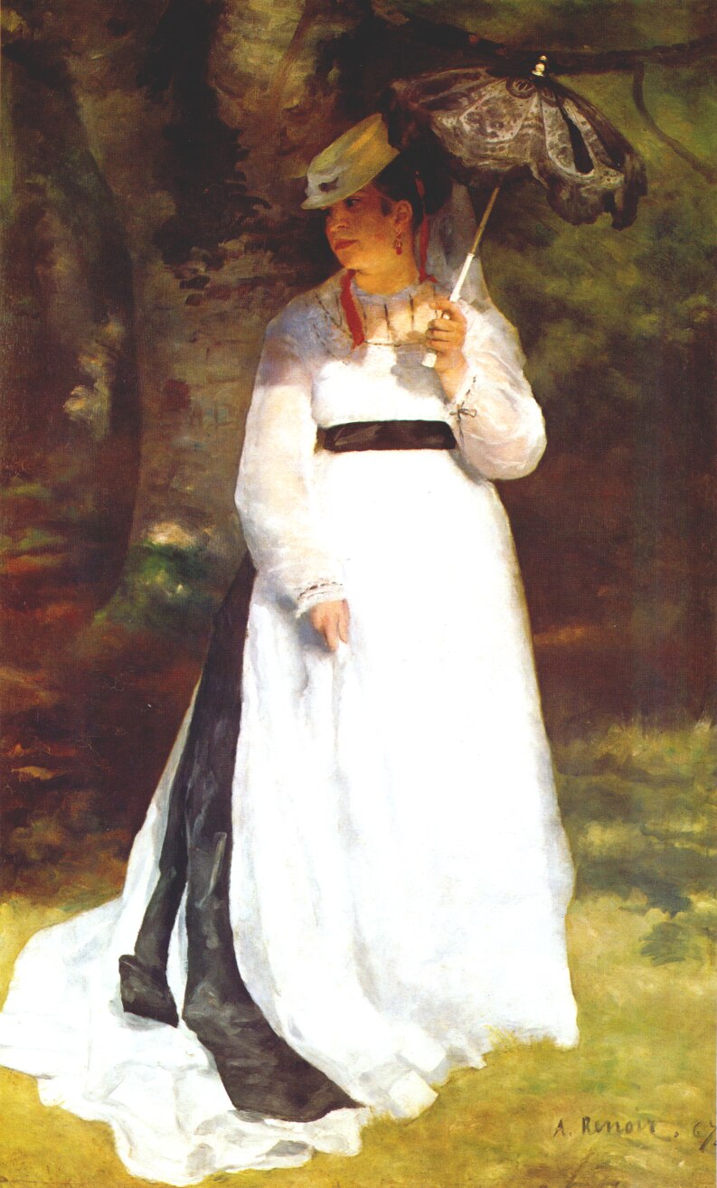Lise with umbrella 1867